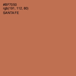 #BF7050 - Santa Fe Color Image