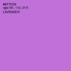 #BF70D9 - Lavender Color Image