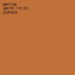#BF7139 - Copper Color Image
