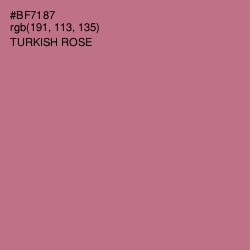 #BF7187 - Turkish Rose Color Image