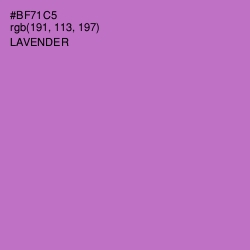 #BF71C5 - Lavender Color Image