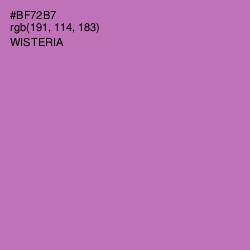 #BF72B7 - Wisteria Color Image