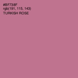 #BF738F - Turkish Rose Color Image