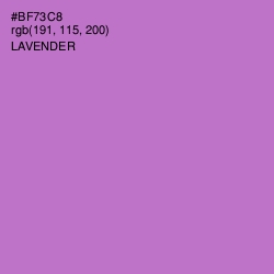 #BF73C8 - Lavender Color Image