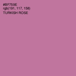 #BF759E - Turkish Rose Color Image