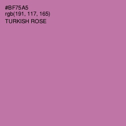 #BF75A5 - Turkish Rose Color Image