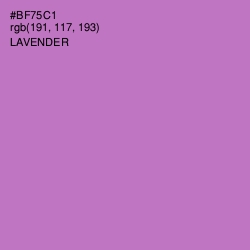 #BF75C1 - Lavender Color Image