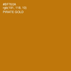 #BF760A - Pirate Gold Color Image