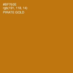 #BF760E - Pirate Gold Color Image