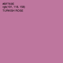 #BF769E - Turkish Rose Color Image