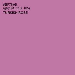 #BF76A5 - Turkish Rose Color Image