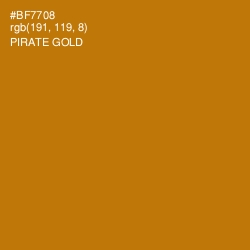 #BF7708 - Pirate Gold Color Image