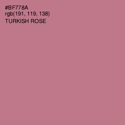 #BF778A - Turkish Rose Color Image