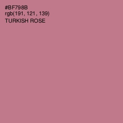 #BF798B - Turkish Rose Color Image