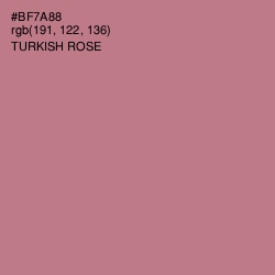#BF7A88 - Turkish Rose Color Image