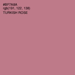 #BF7A8A - Turkish Rose Color Image