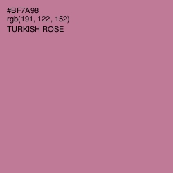 #BF7A98 - Turkish Rose Color Image