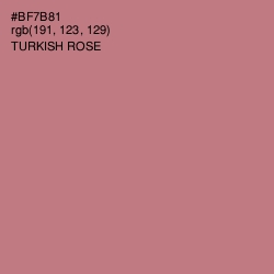 #BF7B81 - Turkish Rose Color Image