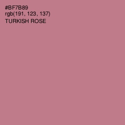 #BF7B89 - Turkish Rose Color Image