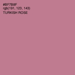 #BF7B8F - Turkish Rose Color Image