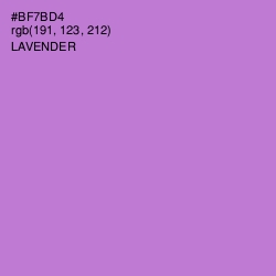 #BF7BD4 - Lavender Color Image