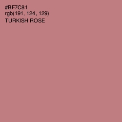 #BF7C81 - Turkish Rose Color Image