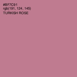 #BF7C91 - Turkish Rose Color Image