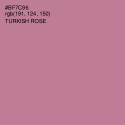 #BF7C96 - Turkish Rose Color Image