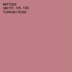 #BF7D85 - Turkish Rose Color Image