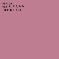 #BF7D91 - Turkish Rose Color Image