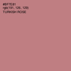 #BF7E81 - Turkish Rose Color Image