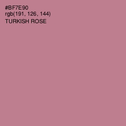 #BF7E90 - Turkish Rose Color Image