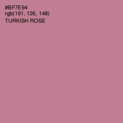 #BF7E94 - Turkish Rose Color Image