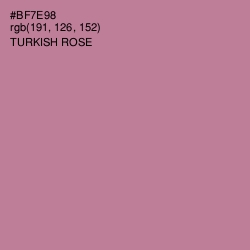 #BF7E98 - Turkish Rose Color Image