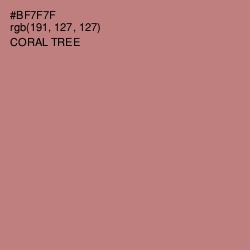 #BF7F7F - Coral Tree Color Image