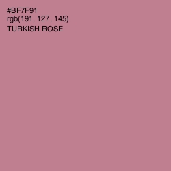 #BF7F91 - Turkish Rose Color Image