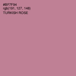 #BF7F94 - Turkish Rose Color Image