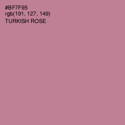 #BF7F95 - Turkish Rose Color Image