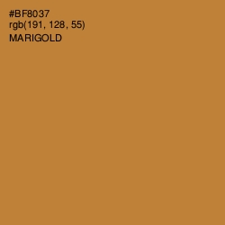 #BF8037 - Marigold Color Image