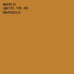 #BF8131 - Marigold Color Image