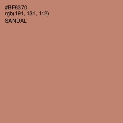 #BF8370 - Sandal Color Image