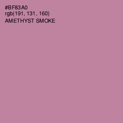 #BF83A0 - Amethyst Smoke Color Image