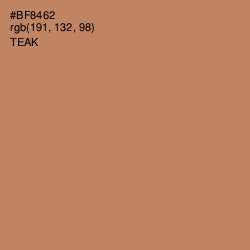#BF8462 - Teak Color Image