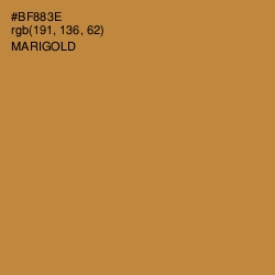 #BF883E - Marigold Color Image