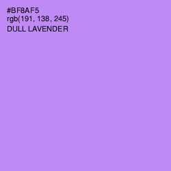 #BF8AF5 - Dull Lavender Color Image