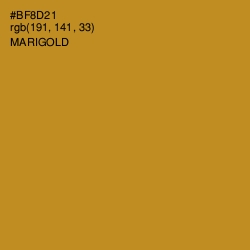 #BF8D21 - Marigold Color Image