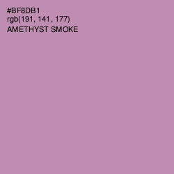 #BF8DB1 - Amethyst Smoke Color Image