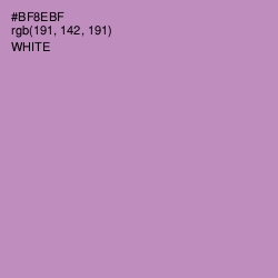 #BF8EBF - Amethyst Smoke Color Image