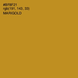 #BF8F21 - Marigold Color Image