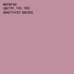 #BF8FA0 - Amethyst Smoke Color Image